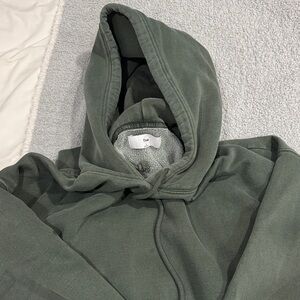 TNA distressed Green hoodie